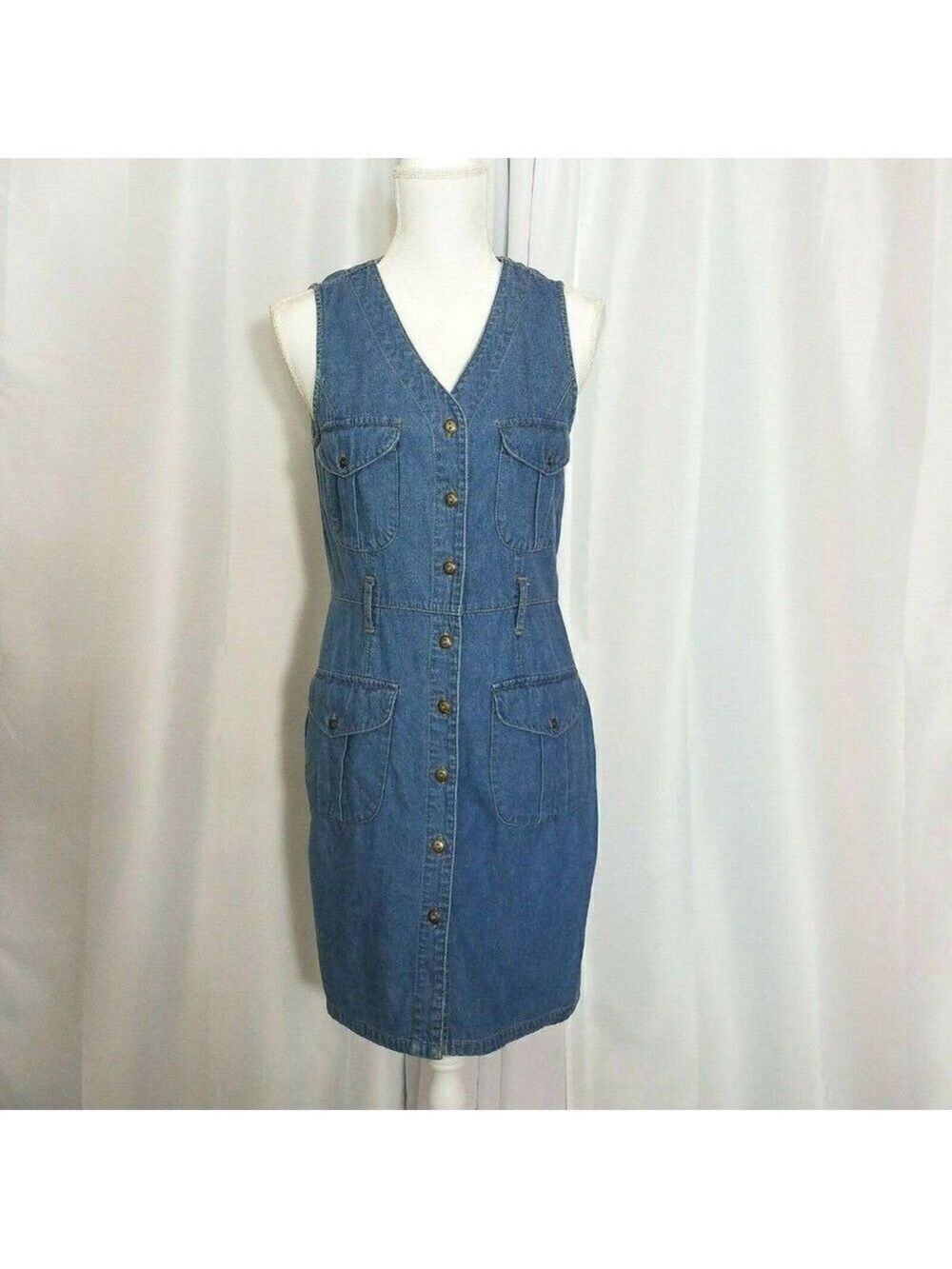 VINTAGE california gold rush denim dress